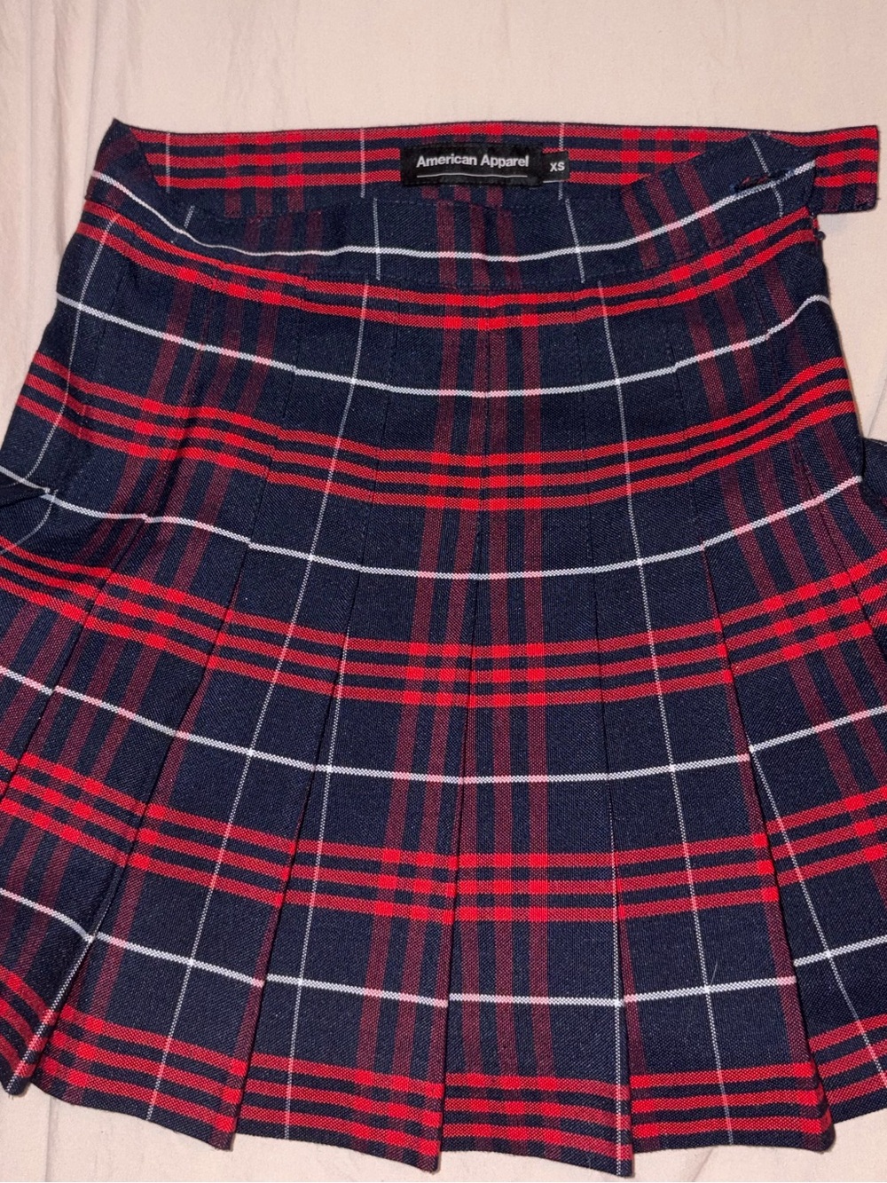Vintage American Apparel Plaid Pleated Skirt - Picture 5 of 7